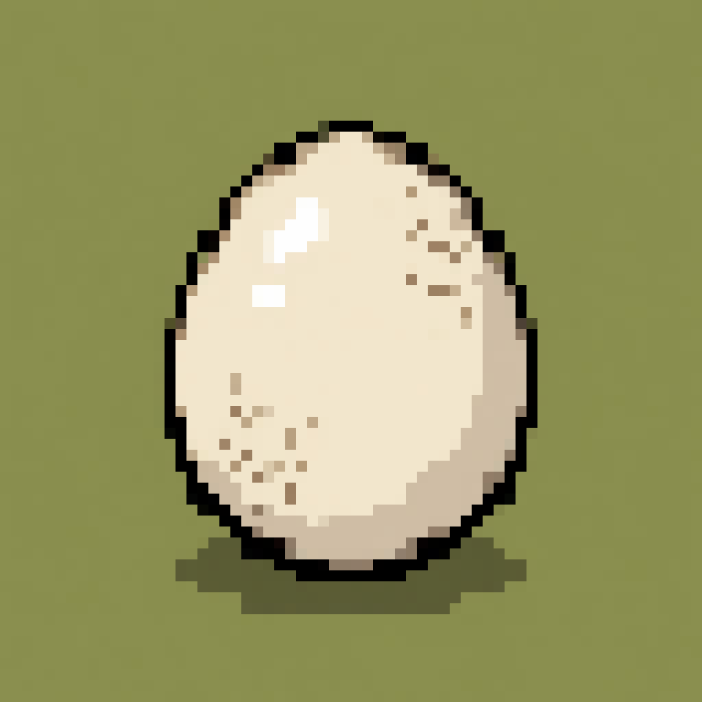 Unrevealed common egg