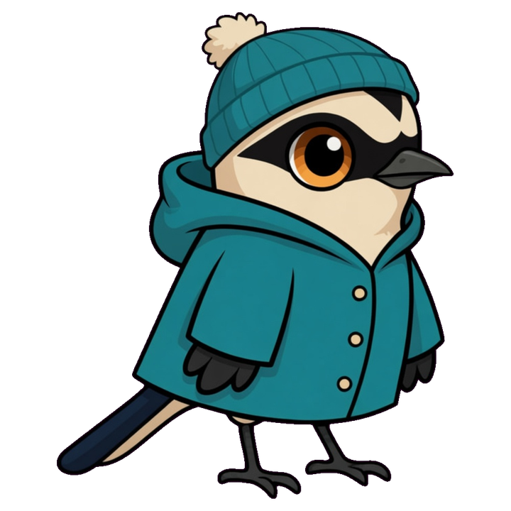 beanie + raincoat